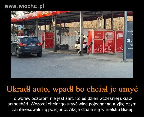 Jednak mycie auta szkodzi zdrowiu 