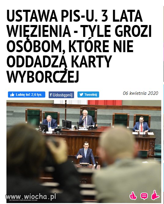 Wybory za wszelką cenę
