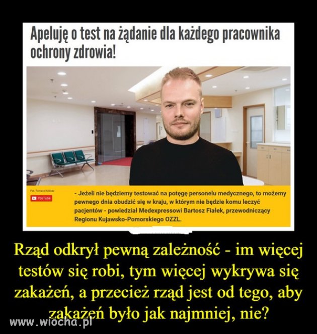 Mają test dla swoich przy korycie .