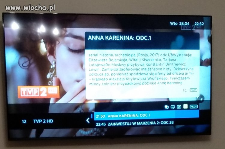 Anna Karenina... Wg opisu kochanej TVP 2