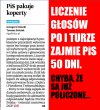 PiS pakuje koperty...