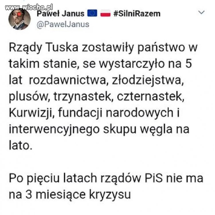 Byłem kiedyś wkurw..y na Rostowskiego