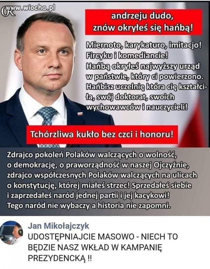 Hańba narodu polskiego 