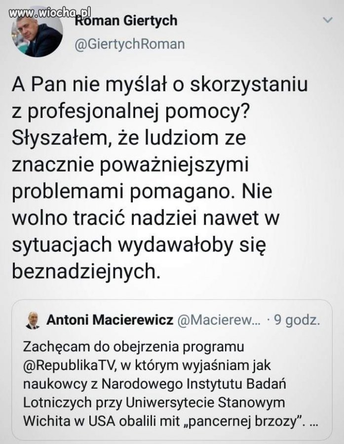 Nie wiem czy psychiatra pomoże. 