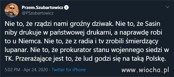 Rządzi nami groźny dziwak 