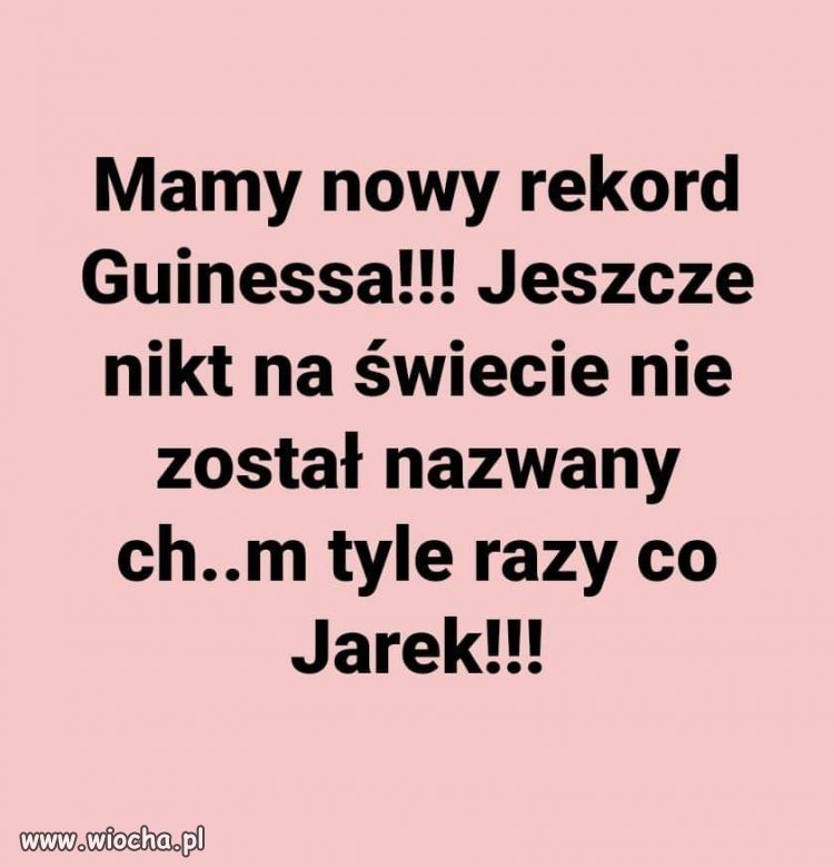 Rekord nie do pobicia. 