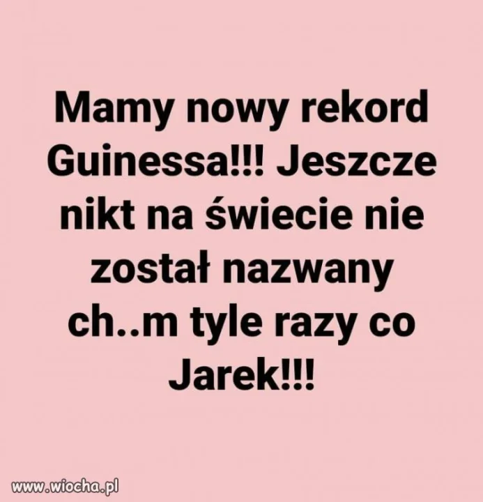 Rekord nie do pobicia. 