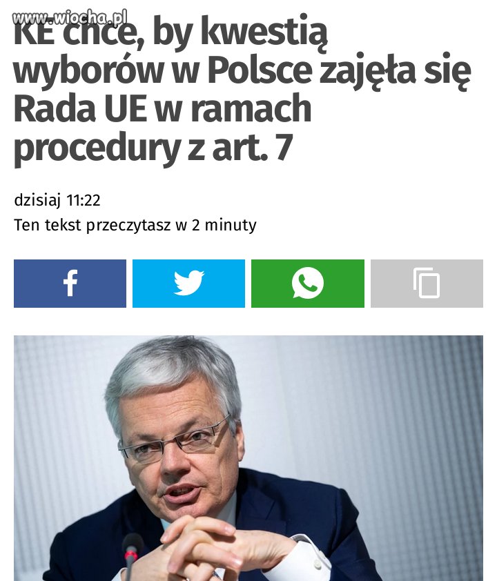 Zaraz pewnie usłyszymy że UE nam zazdrości
