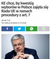 Zaraz pewnie usłyszymy że UE nam zazdrości