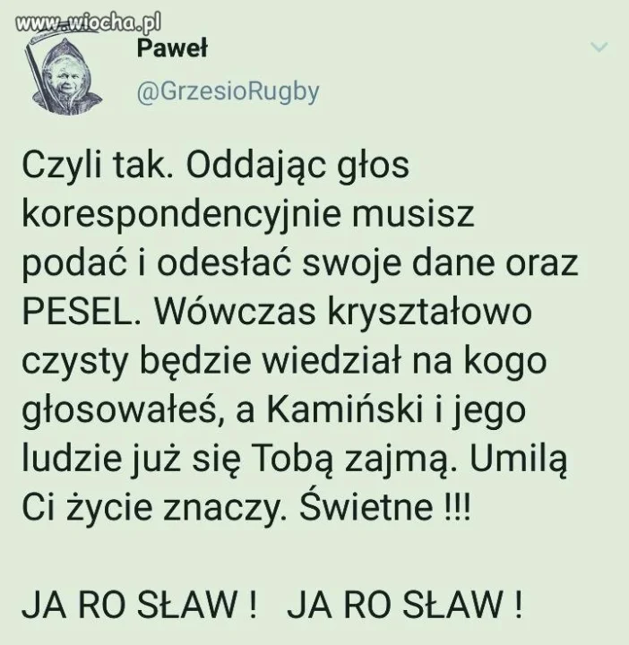 RODO już nie obowiązuje ?