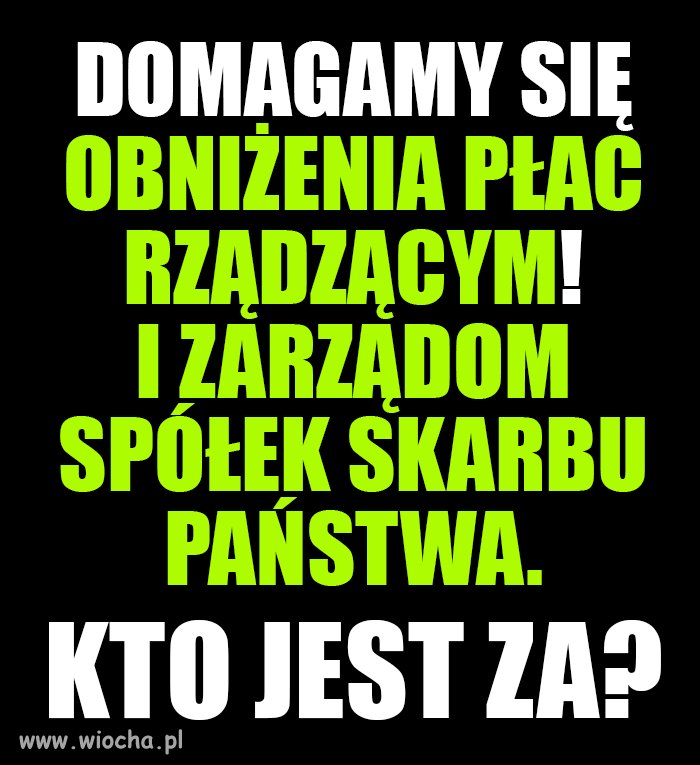 Odciąć od koryta. 
