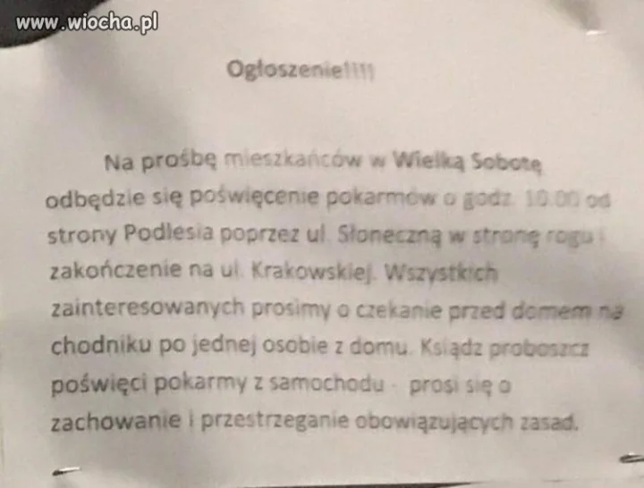 Prośba została spełniona