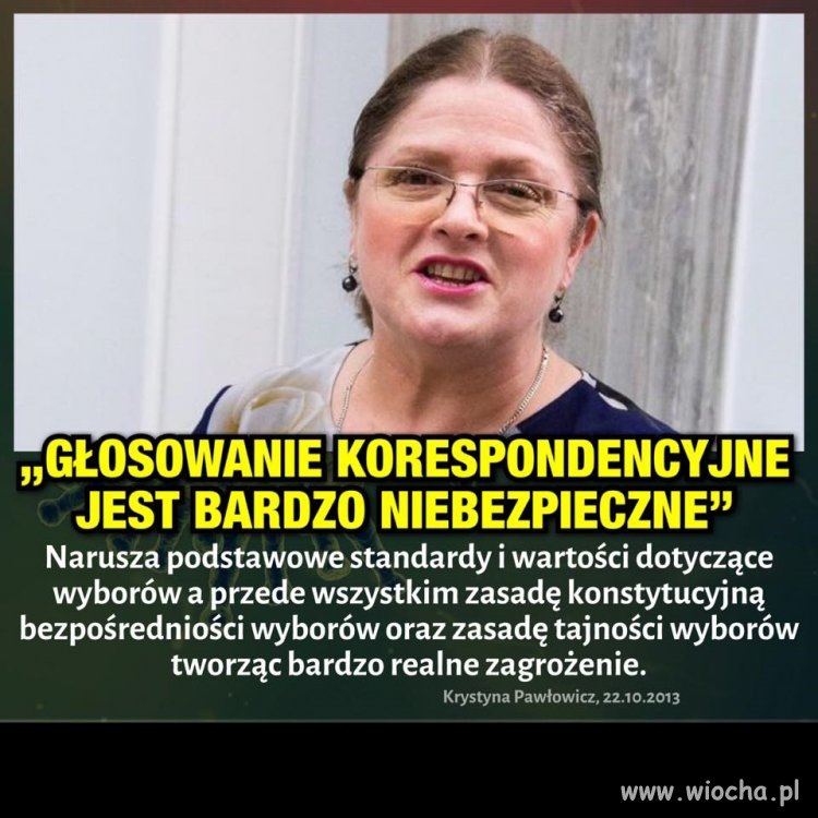 Ciekawe, jak teraz by osądziła ten projekt 