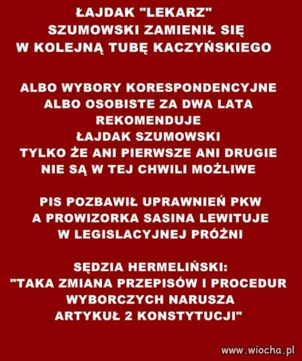 Łamanie konstytucji