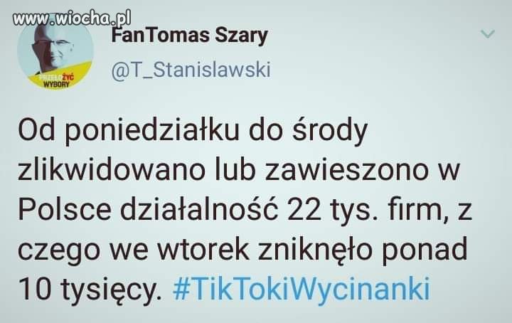 Tak się wspiera przedsiębiorców. 
