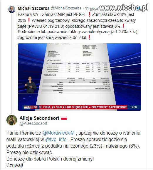 Zagadkowa faktura