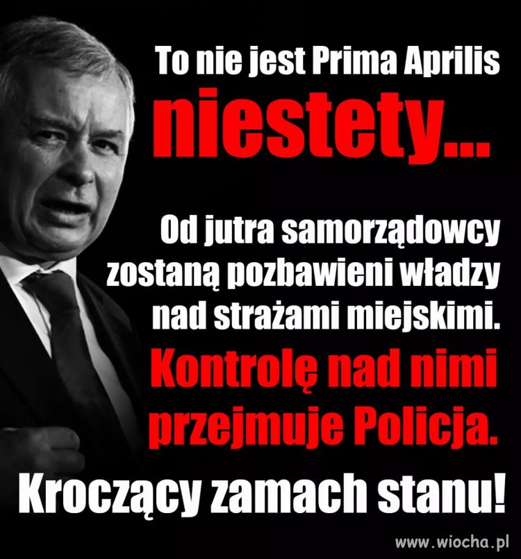 To nie Prima Aprilis 
