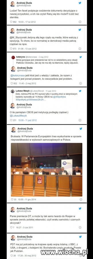 Konto na Twitterze Andrzeja Dudy