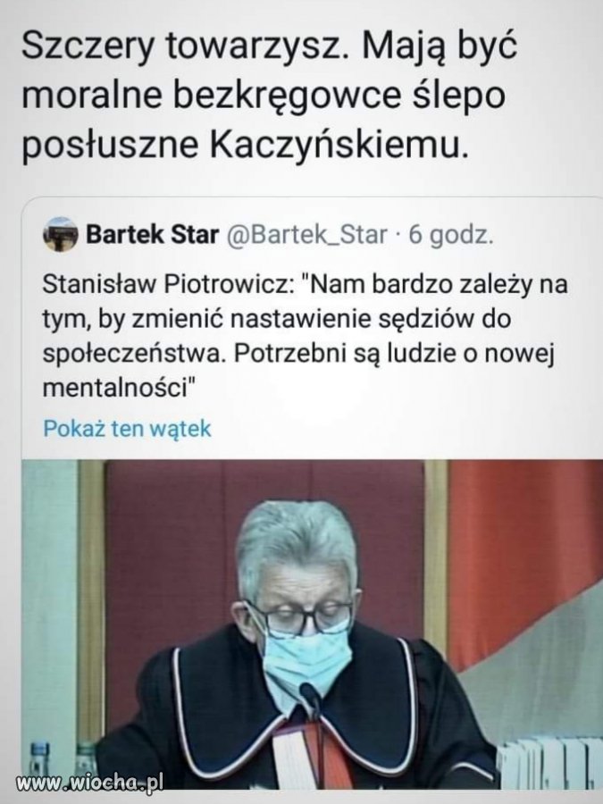 Ku chwale towarzyszu Piotrowicz. 