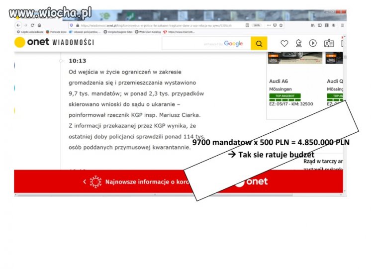 Tak PIS ratuje budzet...