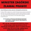 Postępowanie w sprawie Ministra Zagórskiego