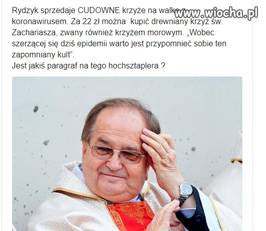 Cudowne krzyże made in China