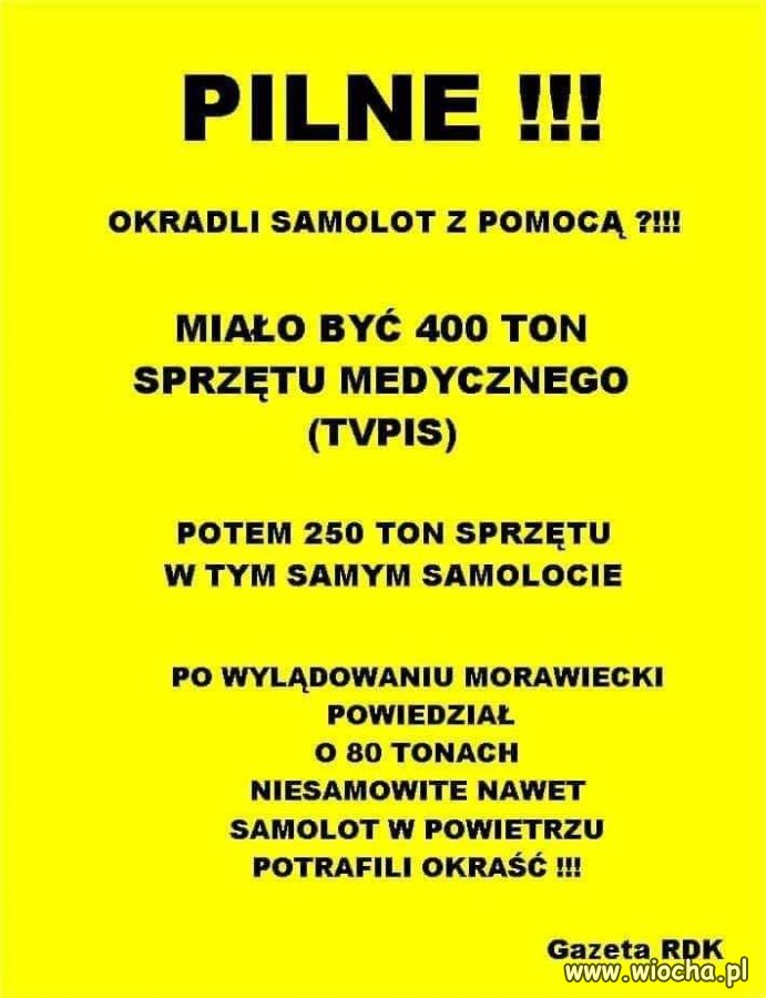 Okradli samolot