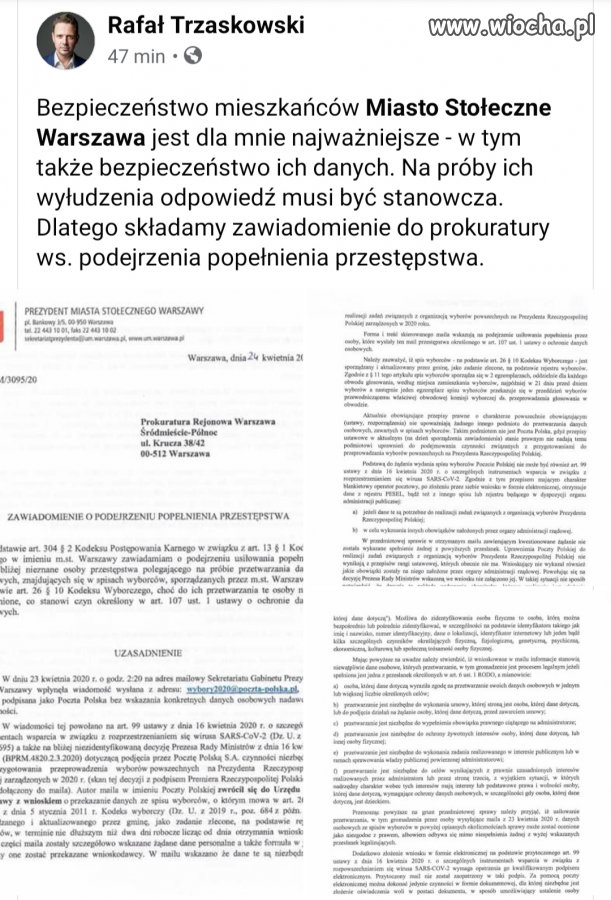 Tak powinien postąpić każdy, dobry włodarz...