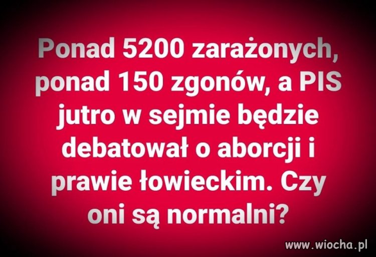 Dobre pytanie. Takie bardziej retoryczne ...