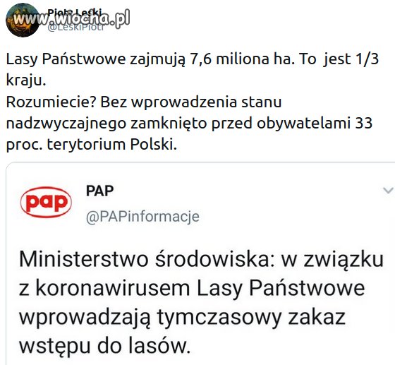 Na spacer nie wolno, ale zabijać zwierzęta można