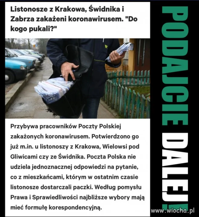 Listonosz z wirusem?