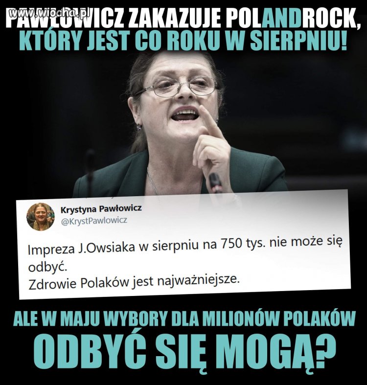 Przemówiła. 