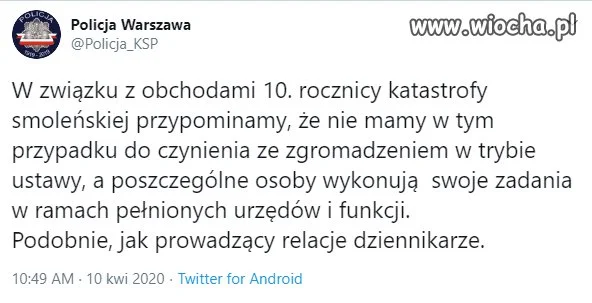 Wyjaśnienia milicji