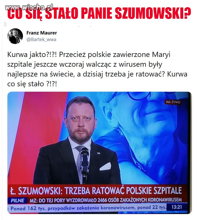 Pani Maryjo co się stało ?