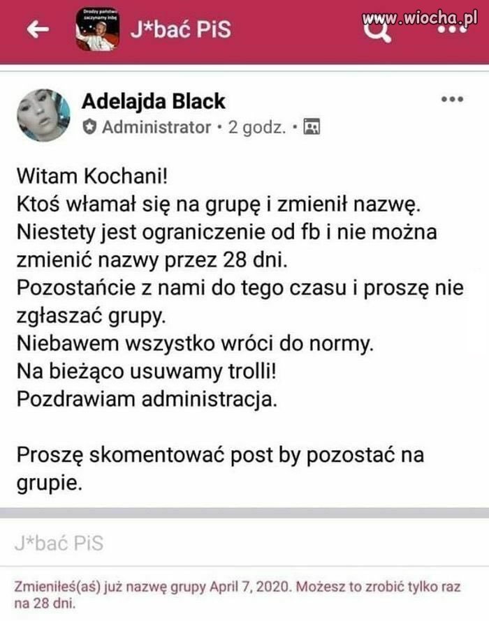 Włam na Pis-owski fanklub