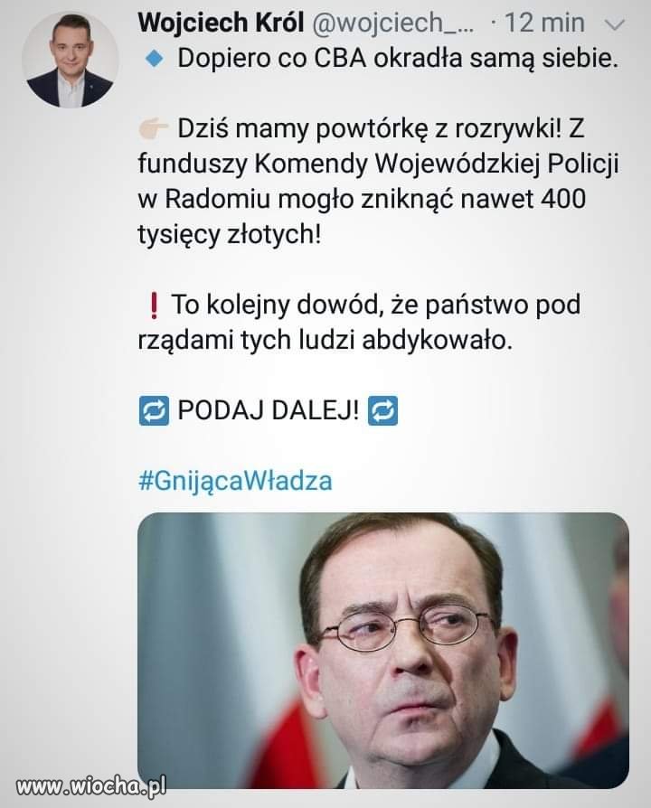 Przykład idzie z góry 