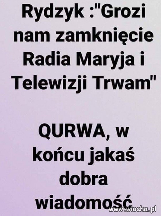 Dobra wiadomość 