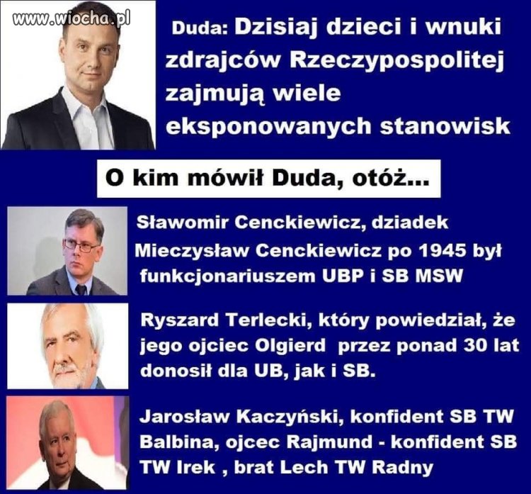 On już od dawna nie ogarnia tego o czym mówi