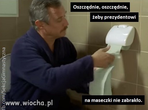 Prezydencka maseczka