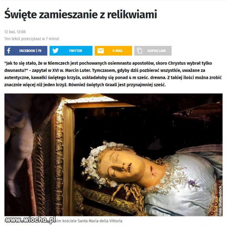 Kościół  i jego świętości