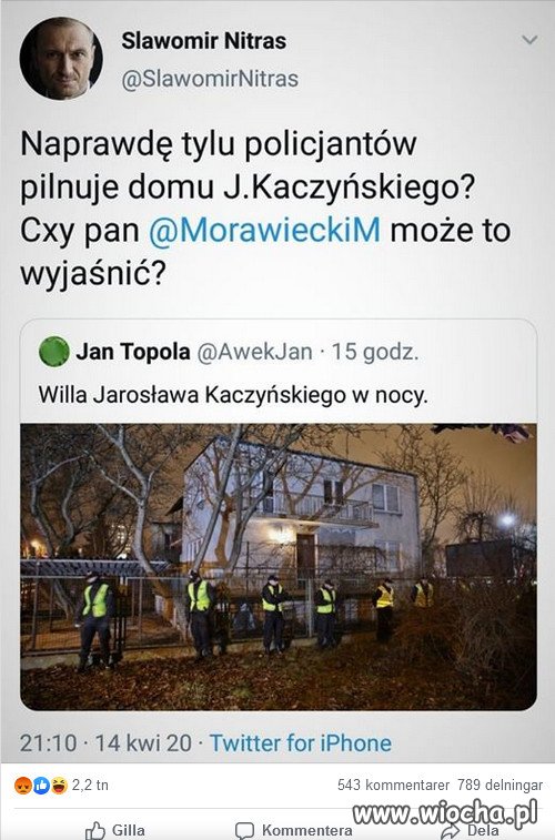 On się boi własnego cienia...? 