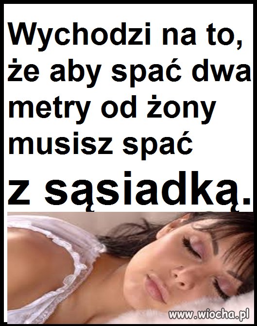 Co za głupota...razem wyjść z żoną nie można