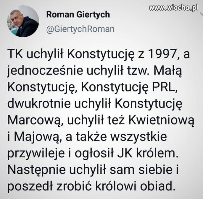 Krótko o Trybunale Konstytucyjnym