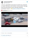 Po Warszawie jeździła furgonetka z napisem: