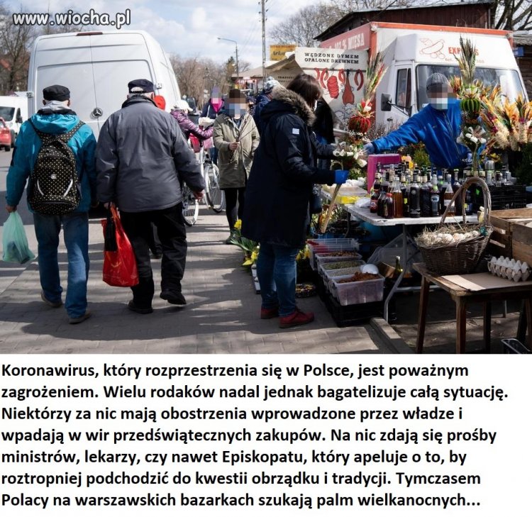 Warszawski bazar sobota 4.4.2020