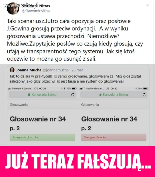 Już fałszują?