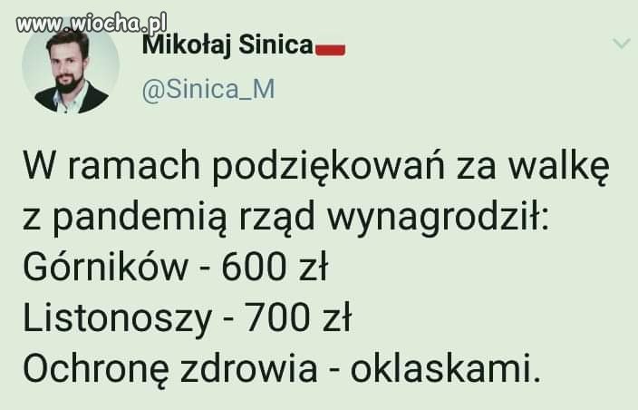 Brawa dla rządu. 