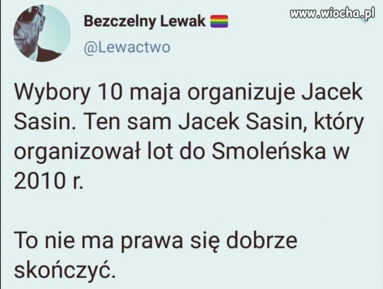 To nie ma prawa się dobrze skończyć 