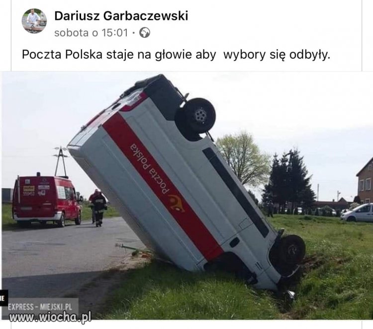 Poczta Polska staje na głowie...