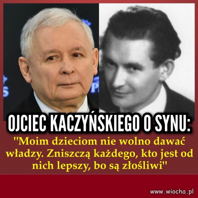 Kto jak kto ale ojciec zna swoje dzieci najlepiej 